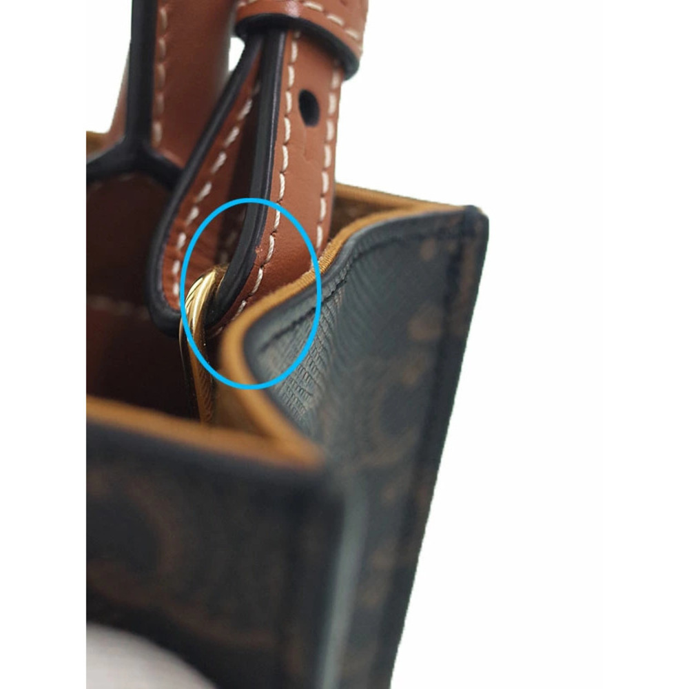 Celine Triomphe Canvas Vertical Cabas Bag - Picture 6 of 9